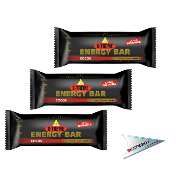 Inkospor-ENERGY BAR (Confezione 24 barrette da 65 gr - gusto Cocco)     